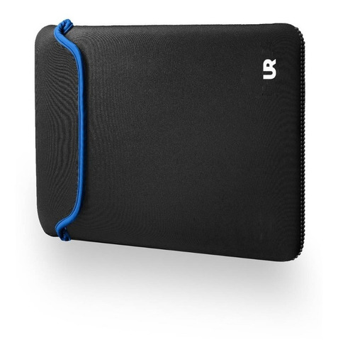 Imagen 2 de 3 de Funda Notebook Urbano Labs Reversible Azul/negro 15