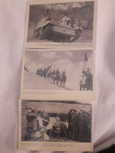 Segunda Guerra Mundial 3 Tarjetas Fotograficas 