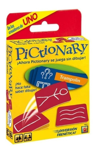 Pictionary Cartas Original Ruibal Mattel Oficial 7142 