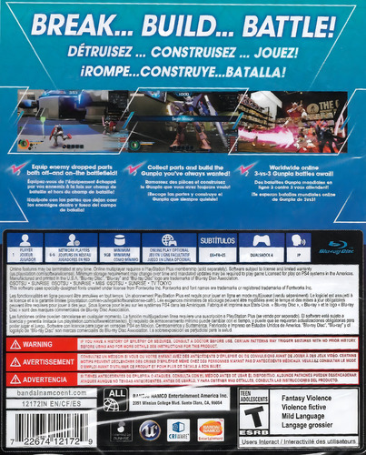New Gundam Breaker - Standard Edition - Playstation 4 - Ps4 - Excelente (Reacondicionado)