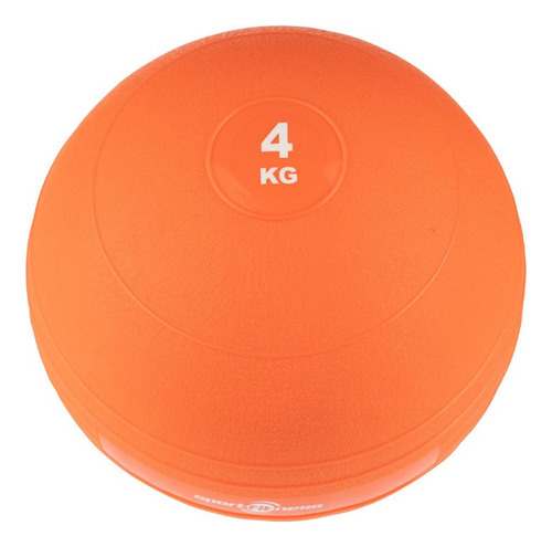 Balon Peso Pelota Medicinal 4 Kg Gymball Ejercicio Gimnasio Color Naranja Oscuro