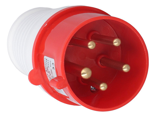 Soquete Industrial De 5 Pinos 32a Ip44 Impermeável À Prova D