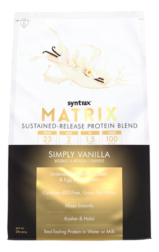 Matrix 2.0 Whey Protein (907g) Simply Vanilla Syntrax