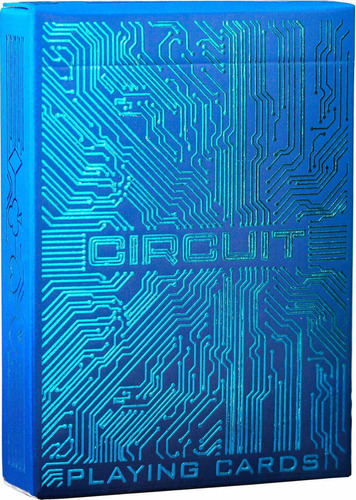 Circuit - Cartas De Juego Azul Hielo Con Libro Electrónico.