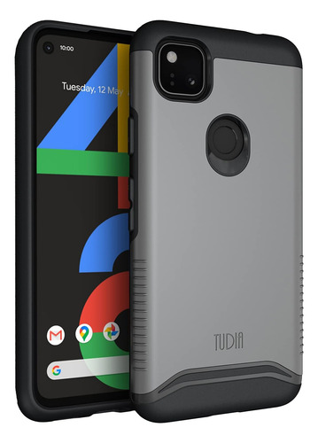 Tudia Dualshield Diseñado Para Google Pixel 4a, [fusionar] A