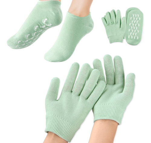 Moisturizing Gloves And Socks Set 4 Pcs Gel Spa Therapy