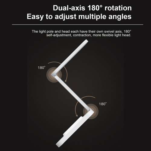 . Lámpara De Escritorio Plegable Led Recargable Con Control