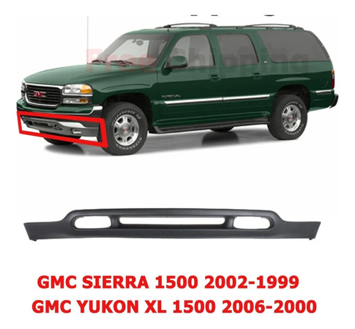 Spoyler Defensa Delantera Gmc Sierra 1999 2000 2001 2002