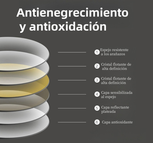 Espejo Touch Cuerpo Completo Con Luz Led Anti-fog Hora Baño 140x50cm