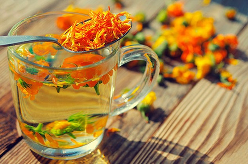 Flor Cempasuchil Premium Organica Deshid Te Infusión Vta Dir