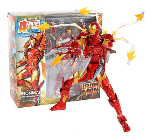 Armadura Revoltech Yamaguchi No.013 De Iron Man Mk 37 Bleedi