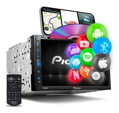 Central Multimídia Pioneer Avh-z5280tv Dvd Tv Espelhamento
