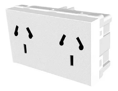 Modulo Toma Jeluz 60027 + Tapa + Bastidor - X 10 Un -