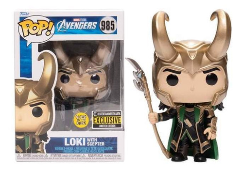 Funko Pop Loki With Scepter Marvel Avengers