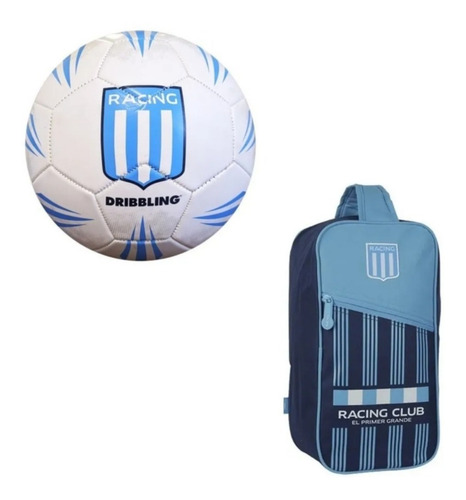 Combo Futbol Botinero Modelos Surtidos+pelota Oficial Racing