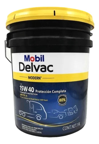 Aceite Móbil 15w40 Tapa Amarilla Diesel 100% Original 19l.