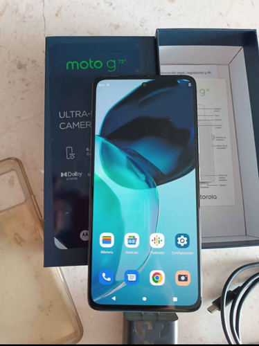 Moto G72 Dual Sim Libre 128 Gb Azul Niágara 6 Gb Ram Azul Acero (Usado)