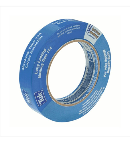 Masking Tape Tuk Larga Duracion #114 24mm X 50mts 3pz S