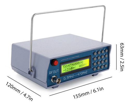 0.5 Mhz-470mhz Generador De Señal De Rf Medidor Medidor Para