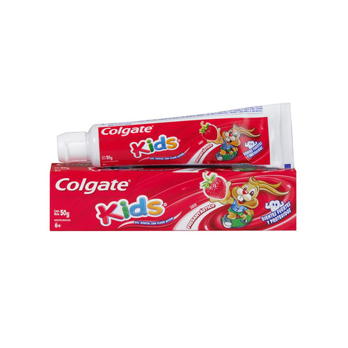 Imagen 2 de 3 de Pasta dental Colgate Kids Fresantástico en crema 50 g