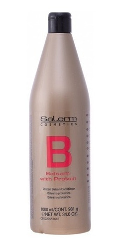 Bálsamo De Proteínas Para Cabello Salerm Línea Oro 1 Lt