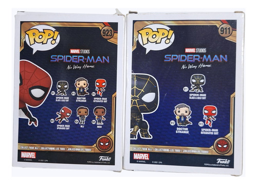 2 Funko Spiderman No Way Home Spider Man 923 Y 911 Suit (Usado)