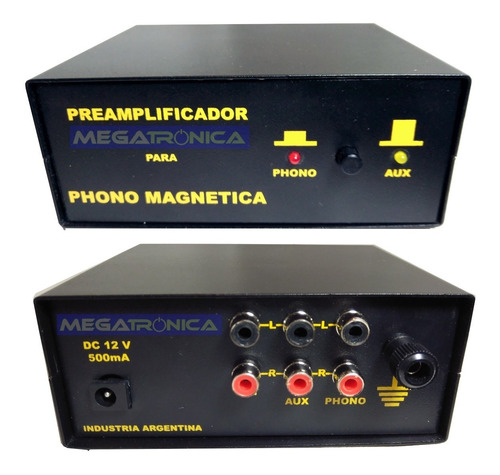Preamplificador Phono Magnetica Riaa Para Toca Discos + Aux
