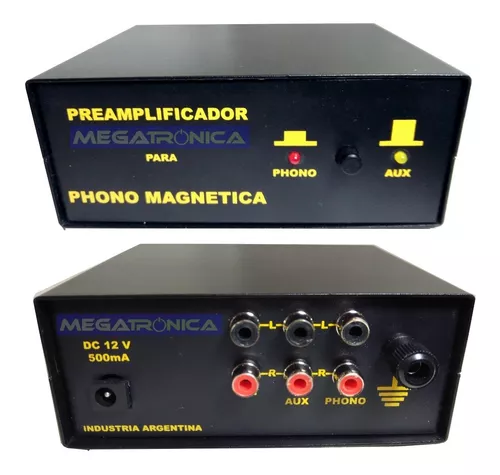 Preamplificador Phono Magnetica Riaa Para Toca Discos + Aux
