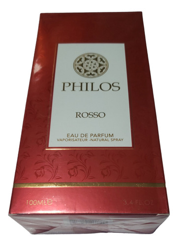 Perfume Philos Rosso Eau De Parfum 100ml 