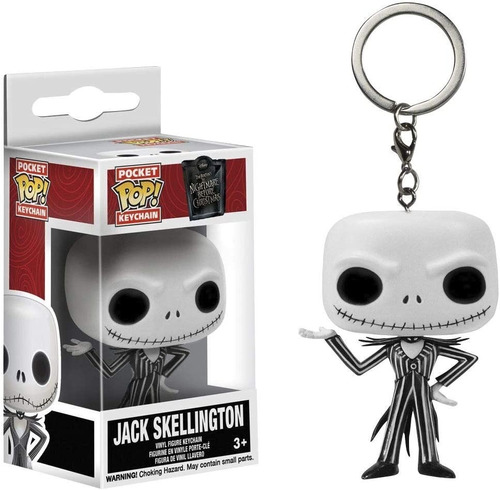 Nbx Jack Skellington Pop! Vinyl Figure Key Chain  Llavero   