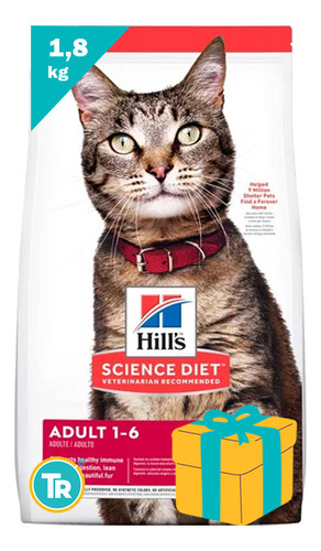 Comida Hill´s Gato Adulto Optimal Care 1,8 Kg +  Envío
