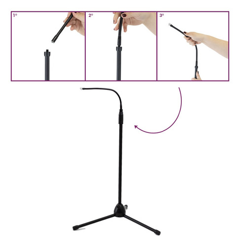 Imagem 5 de 7 de Tripé Com Suporte Para Tablet, iPad Ou Smartphones Spb-001