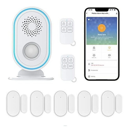 Denfoon Kit De Sistema De Seguridad Wifi Para El Hogar De 8 