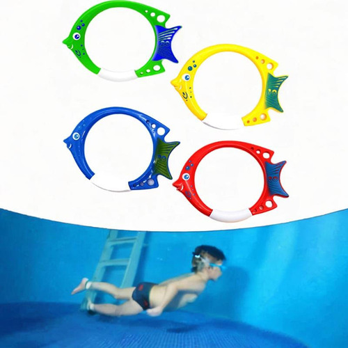 Juguetes De Anillos De Peces, 4 Anillos De Peces De Buceo