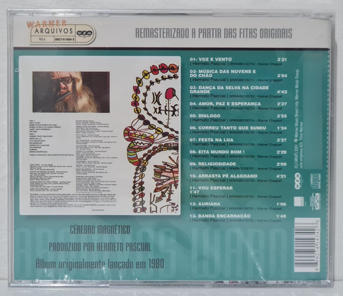 Cd Hermeto Pascoal - Cérebro Magnético ( Lacrado )