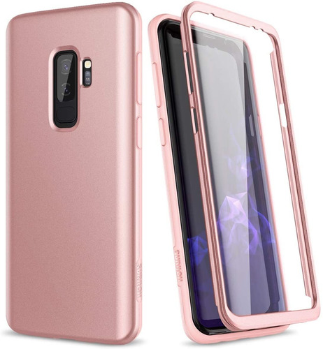 Funda Para Galaxy S9 Plus (color Oro Rosa/marca Suritch)