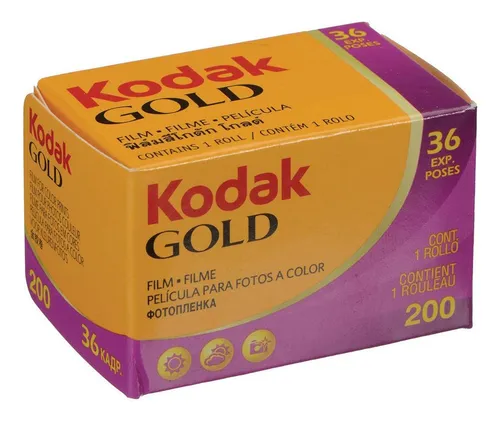 Rollo De Película Kodak Kodacolor Gold 200, 35 Mm, Negativo