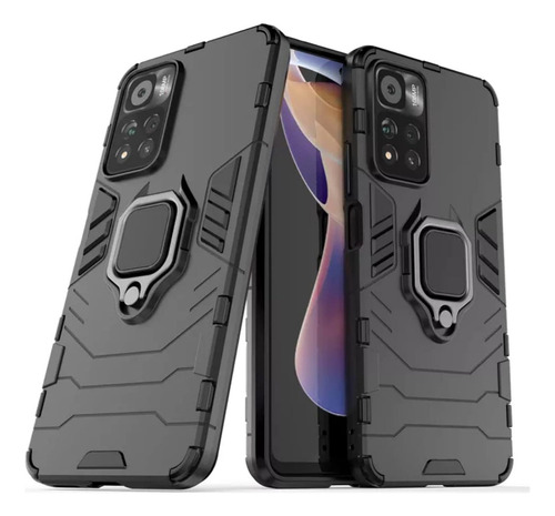 Funda Para Xiaomi Redmi Note 11 Global Uso Rudo Con Anillo
