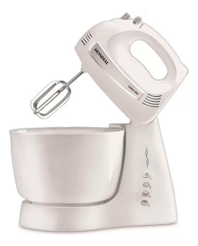 Batedeira De Bolo Mondial 500w 4 Velocidades C/ Cor Branco 110v