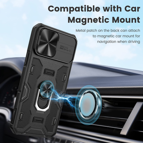 Phone Case Caka For iPhone 13 Pro Max W/ Belt-clip Holster B