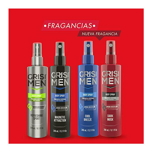 Grisi Men Body Spray Dark Musk 240 Ml