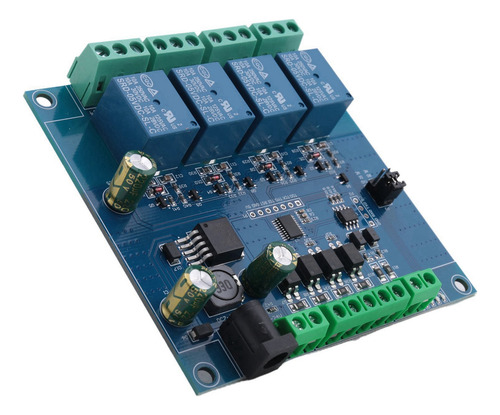 2 Entradas De Módulo De Relé Modbus Rtu De 4 Canales 485 Ttl