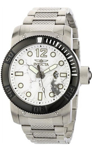 Reloj  Para Hombre 0108 Esfera Blanca De Acero Inoxidable