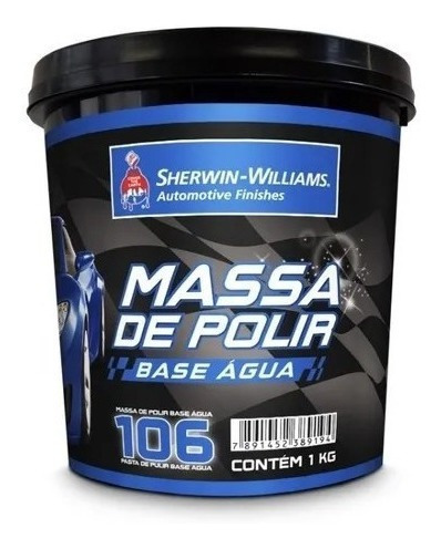 Pasta De Pulir 106 Sherwin Base Agua Fina Mediana  1 Kilo 