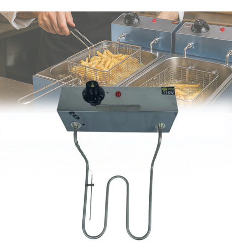 Fritadeira Elétrica 10 Litros Cor Inox 110v
