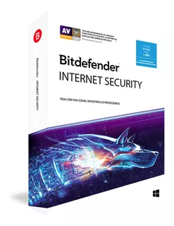 Bitdefender Antivirus Internet Security 1 Usuarios, 1 Año