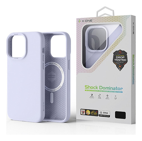 Capa Proteção Dropguard 3.0 Colors X-one com MagSafe para iPhone 15 Pro Max Cor Lavender