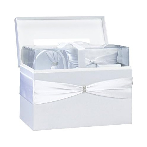 White Complete Wedding Accessories Kit In Box - Kit Com...