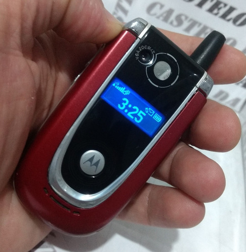 Motorola V600i Linha V300 Flip Visor Tipo Antigo De Chip