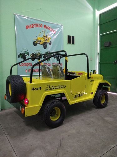 Míni Buggy Jeep Completo Único Com Portas E Setas 215cc 4t !